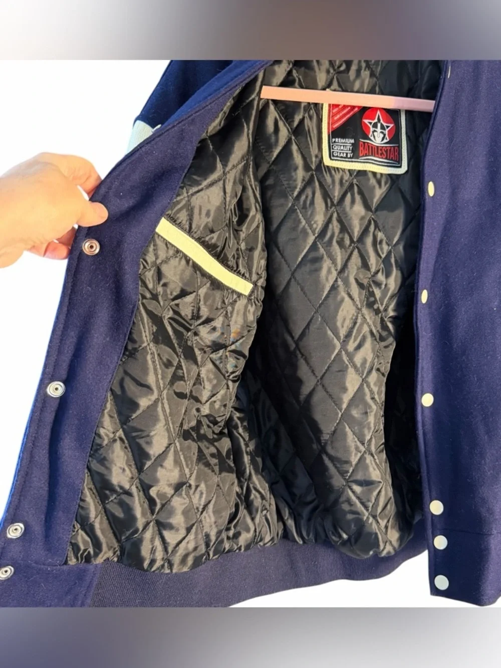 Men's Battlestar Varsity Jacket - Picture 3 of 8